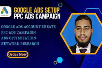setup and manage google ads PPC campaign