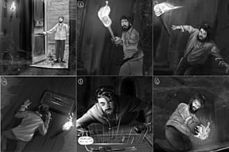 draw storyboards for films or any project