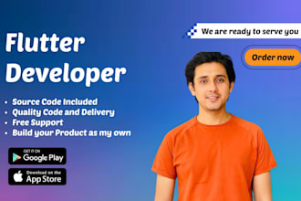 develop a cross platform app using flutter