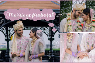 write marriage proposal, poems, love letter in 24 hours