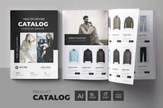 design product catalog, fashion, jewelry, apparel, cosmetics catalogue, lookbook