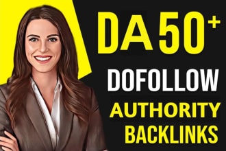increase domain authority moz da 50 plus using dofollow backlinks