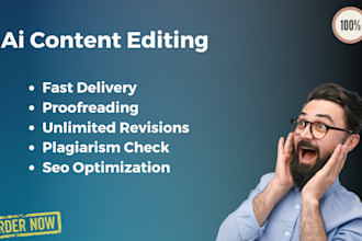 professionally edit and rewrite your ai generated content