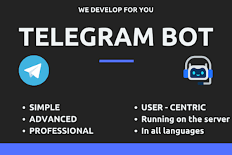 telegram bot development for personal and business