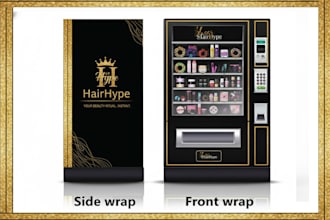 do vending machine design and atm machine 24h