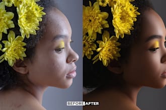 do photo retouching, photoshop editing, fashion beauty, high end, headshot, baby