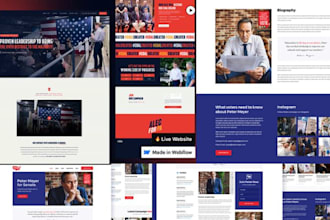 political website campaign website ngo website charity website wordpress website