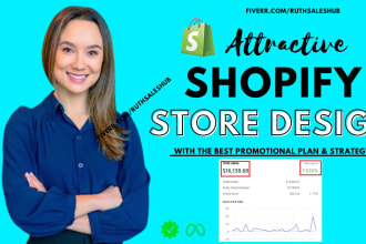 design and revamp shopify store website, shopify product dropshipping