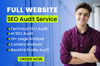 do website SEO audit for technical, backlinks, onpage, nlp content optimization