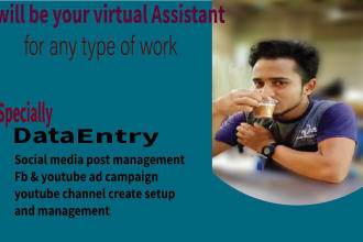 be your personal assistant for social media and youtube channel