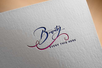 create signature, notary, mobile notary and hair beauty logo