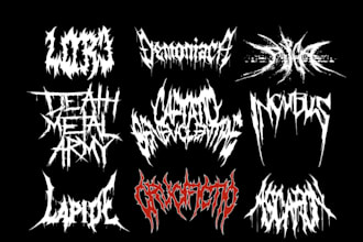 do logo band metal, hardcore, and punk