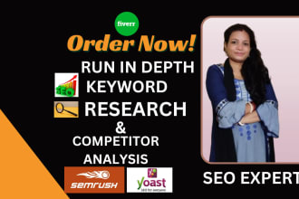 do run in depth SEO keyword research by semrush