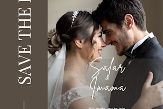 create a wedding invitations card