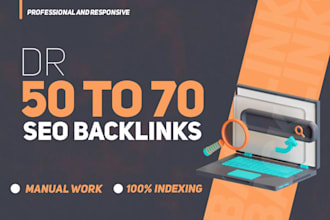 provide ahref dr 50 plus high quality SEO backlinks