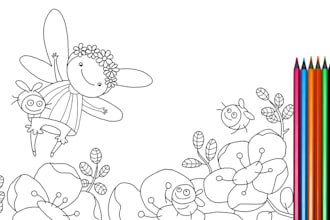 draw a custom coloring pages
