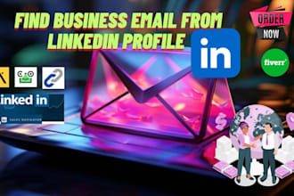 collect email address, and prospect list from linkedin profile
