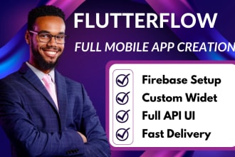 flutterflow app developer custom widget chatgpt chatbot API integration web app