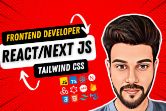 be fullstack react next js web, app developer, mern, tailwind css
