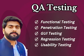 do manual testing on your web, desktop and mobile application