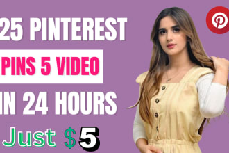 design custom pinterest pins, idea pins and video ads