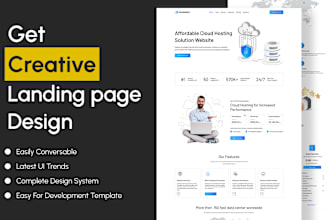 create a modern website ui design, figma expert
