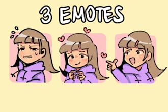 draw simple emotes for twitch or discord