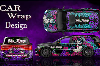 do create car wrap design just in 24 hours