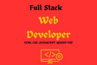 be your full stack website developer expert in PHP and frontend