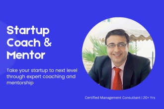 be your startup coach, mentor and advisor