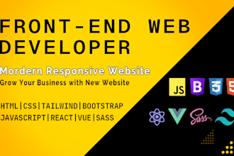 be your frontend developer, reactjs vuejs and sveltejs
