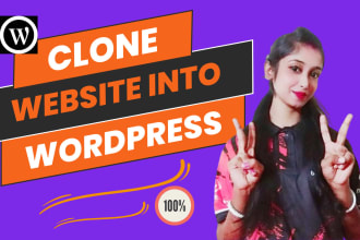 copy clone website or redesign wordpress website using elementor pro