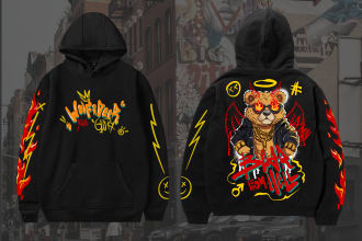create cool street wear design for your clothing brand