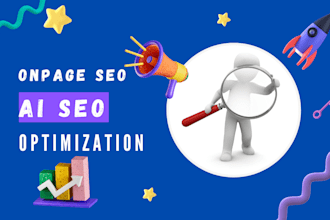 do any task in on page or ai SEO