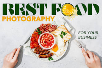cook and take high quality food photography based on your recipe