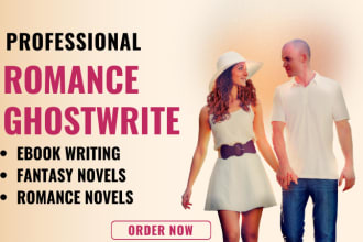 write ghostwriting romance and fiction story, book, or novel ghostwriter