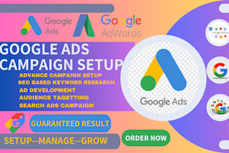 set up and manage google ads PPC campaign