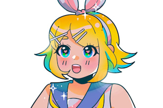 draw chibi and anime illustrations
