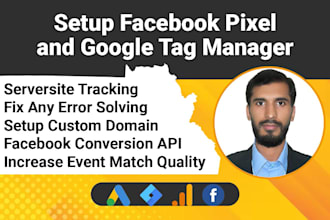 fix or setup meta facebook pixel conversion api with ga4 serversite tracking GTM