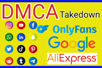 send dmca takedown notice to reddit,onlyfans,google,telegram,facebook,instagram