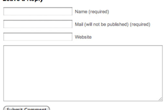 write comments on your website or blog