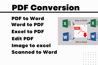 convert PDF to word or word to PDF