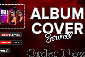 do stunning album cover professional cd, vinyl cover design services