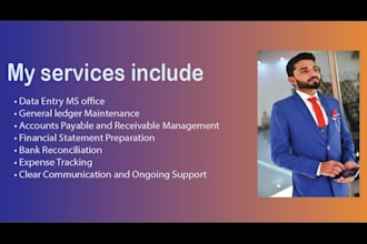 do expert bookeeping and financial analyst