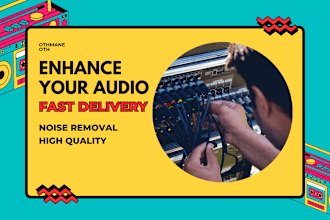 enhance your audio, remove noise and improve clarity