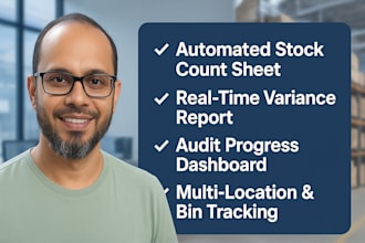 automate inventory audit and stock count in google sheets
