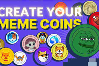 do crypto meme coin logo design
