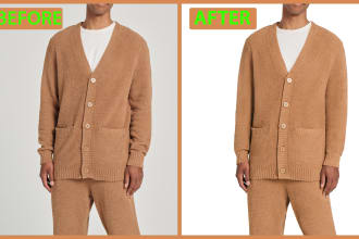 remove wrinkles from clothing, photo retouch fashion models