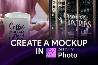create a mockup in affinity photo quickly