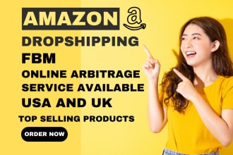 manage amazon dropshipping fbm store as va